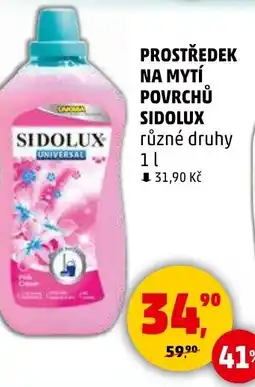 Penny Market Prostředek na mytí povrchů sidolux nabídka