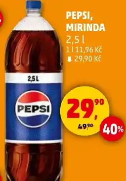 Penny Market Pepsi, mirinda nabídka