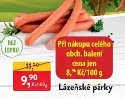 MP Krásno Lázeňské párky nabídka