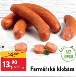 MP Krásno Farmarska klobasa nabídka