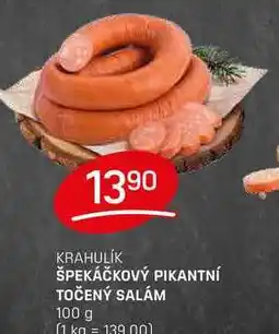 Flop ŠPEKÁČKOVÝ PIKANTNÍ TOČENÝ SALÁM 100 g nabídka