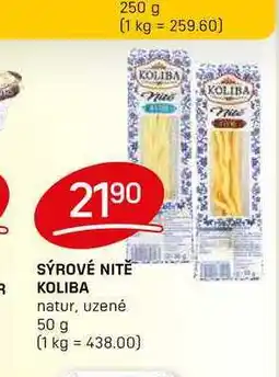 Flop SÝROVÉ NITĚ KOLIBA natur, uzené 50 g nabídka