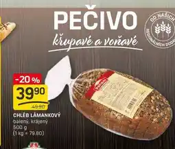 Flop CHLÉB LÁMANKOVÝ balený, krájený 500 g nabídka