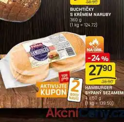 Flop HAMBURGER SYPANÝ SEZAMEM NAVÍC 4 x 50 g nabídka