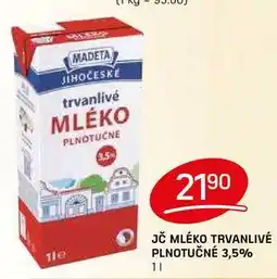 Flop JČ MLÉKO TRVANLIVÉ PLNOTUČNÉ 3,5% 1l nabídka