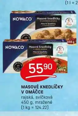 MASOVÉ KNEDLÍČKY V OMÁČCE rajská, svíčková 450 g