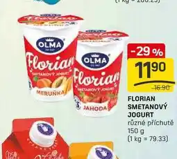 Flop FLORIAN SMETANOVÝ JOGURT různé příchutě 150 g nabídka