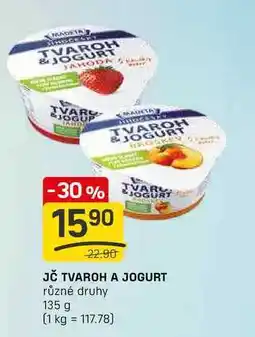 Flop JČ TVAROH A JOGURT různé druhy 135 g nabídka
