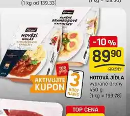 Flop HOTOVÁ JÍDLA vybrané druhy 450 g nabídka