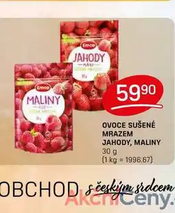 Flop OVOCE SUŠENÉ MRAZEM JAHODY, MALINY 30 g nabídka