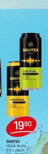 Flop SEMTEX různé druhy 0,5l, plech nabídka