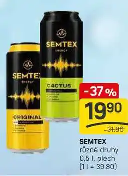 Flop SEMTEX různé druhy 0,5 1, plech nabídka