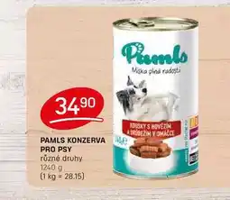 Flop PAMLS KONZERVA PRO PSY různé druhy 1240 g nabídka