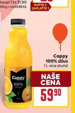 Billa Cappy 100% džus 1l nabídka
