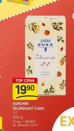 Flop KORUNNÍ ŽELÍROVACÍ CUKR 2:1 500 g nabídka