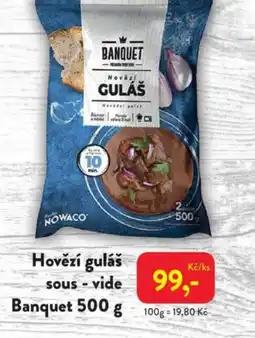 MP Krásno Hovězí guláš sous-vide Banquet nabídka