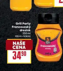 Billa Grill Party Francouzský dresink 250 ml nabídka