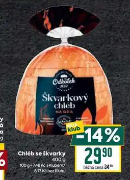 Billa Chléb se škvarky 400 g nabídka