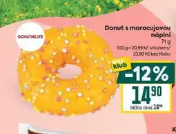 Billa Donut s maracujovou náplní 71 g nabídka