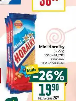 Billa Mini Horalky 3x27 g nabídka