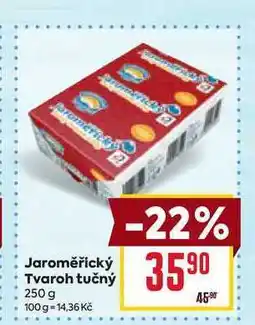 Billa Jaroměřický Tvaroh tučný 250 g nabídka