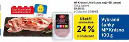 Tesco MP Krásno Linie šunka nejvyšší jakosti, 100 g nabídka