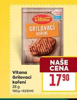 Billa Vitana Grilovací koření 28 g nabídka