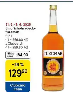 Tesco Jindřichohradecký tuzemák, 0.5 l nabídka