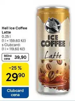 Tesco Hell Ice Coffee Latte, 0,25 l nabídka
