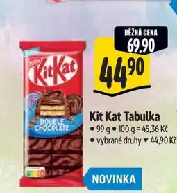 Albert Kit Kat Tabulka 99 g nabídka