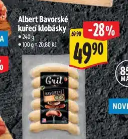Albert Albert Bavorské kuřecí klobásky 240 g nabídka