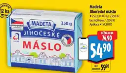Albert Madeta Jihočeské máslo nabídka
