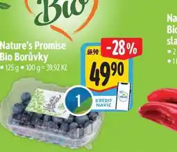 Albert Nature's Promise Bio Borůvky 125 g nabídka