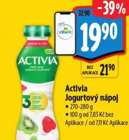 Albert Activia Jogurtový nápoj nabídka