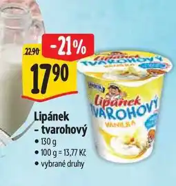 Albert Lipánek - tvarohový 130 g nabídka