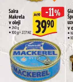 Albert Saira Makrela v oleji 240g nabídka