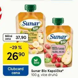 Tesco Sunar Bio Kapsička, 100 g, více druhů nabídka