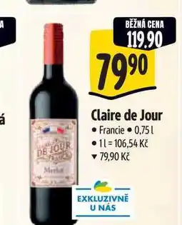 Albert Claire de Jour 0,75 l nabídka