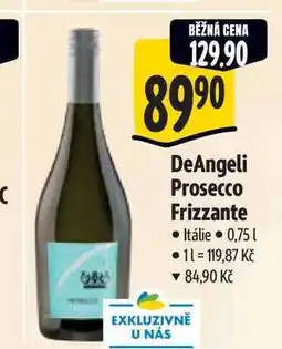 Albert DeAngeli Prosecco Frizzante 0,75 l nabídka