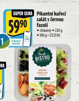 Albert Pikantní kuřecí salát s černou fazolí 220 g nabídka