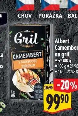 Albert Albert Camember na gril 4x100 g nabídka