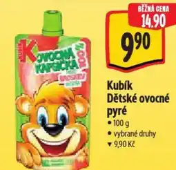 Albert Kubík Dětské ovocné pyré nabídka