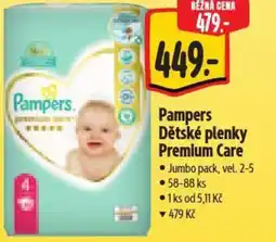 Albert Pampers Dětské plenky Premium Care nabídka
