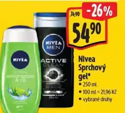 Albert Nivea Sprchový gel nabídka