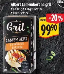 Albert Albert Camembert na gril nabídka