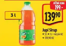 Albert Jupí Sirup nabídka