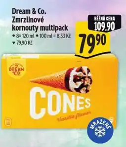 Albert Dream & Co. Zmrzlinové kornouty multipack nabídka