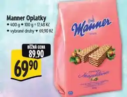 Albert Manner Oplatky nabídka