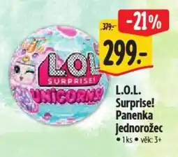 Albert L.O.L. Surprise! Panenka jednorožec nabídka