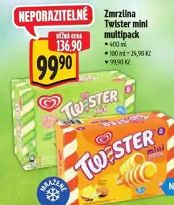 Albert Zmrzlina Twister mini multipack nabídka